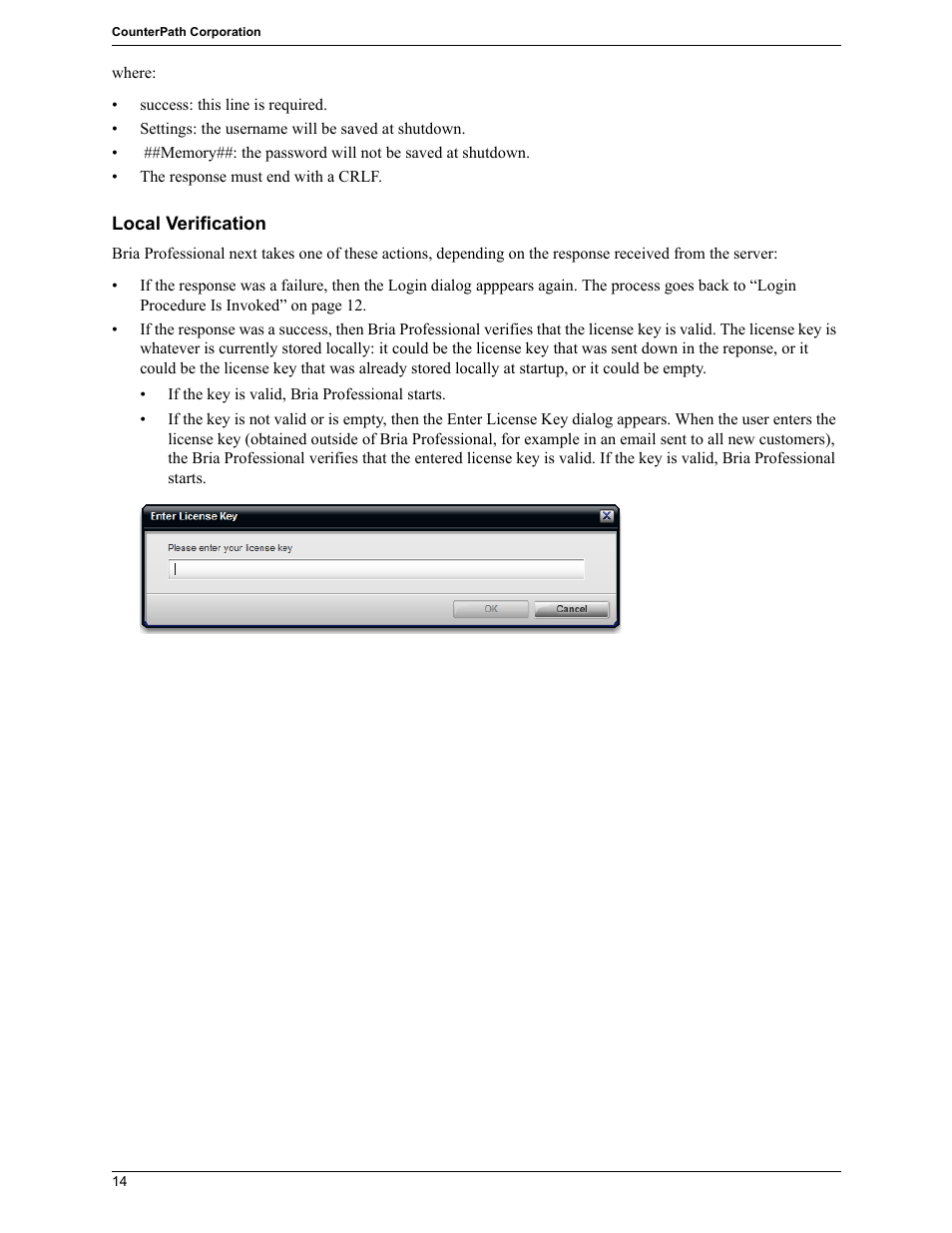CounterPath Bria Professional 2.5 Provisioning Guide User Manual | Page 18 / 28