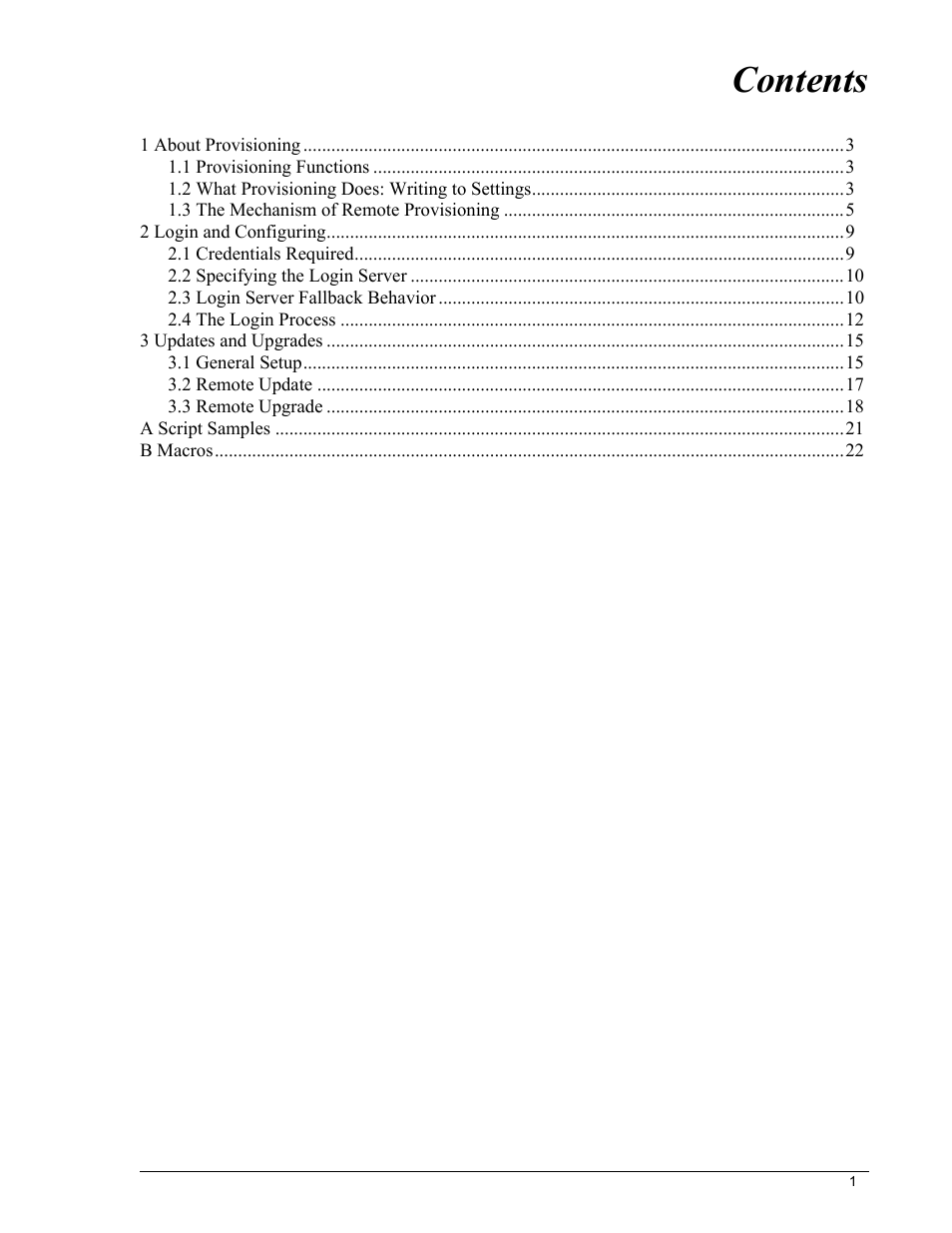 CounterPath Bria Professional 2.5 Provisioning Guide User Manual | Page 3 / 28