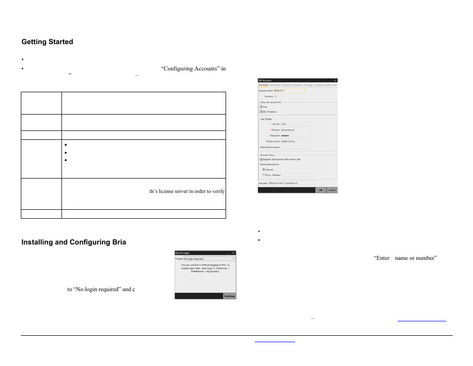 CounterPath Bria 4 Windows Quick Start Guide User Manual | 1 page