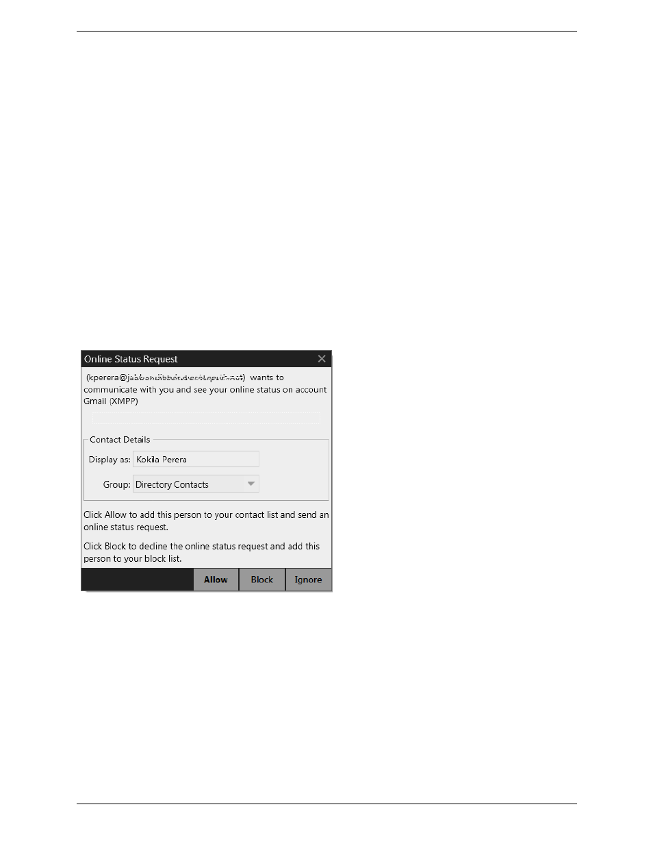 The bria menu, Receiving an online status request | CounterPath Bria 4 Windows User Guide - Enterprise Deployments User Manual | Page 14 / 104
