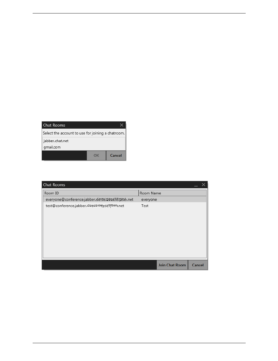 4 chat rooms, Chat rooms | CounterPath Bria 4 Windows User Guide - Enterprise Deployments User Manual | Page 42 / 104