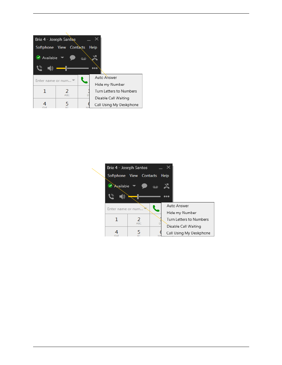 Auto answer disabling call waiting | CounterPath Bria 4 Windows User Guide - Retail Deployments User Manual | Page 20 / 114