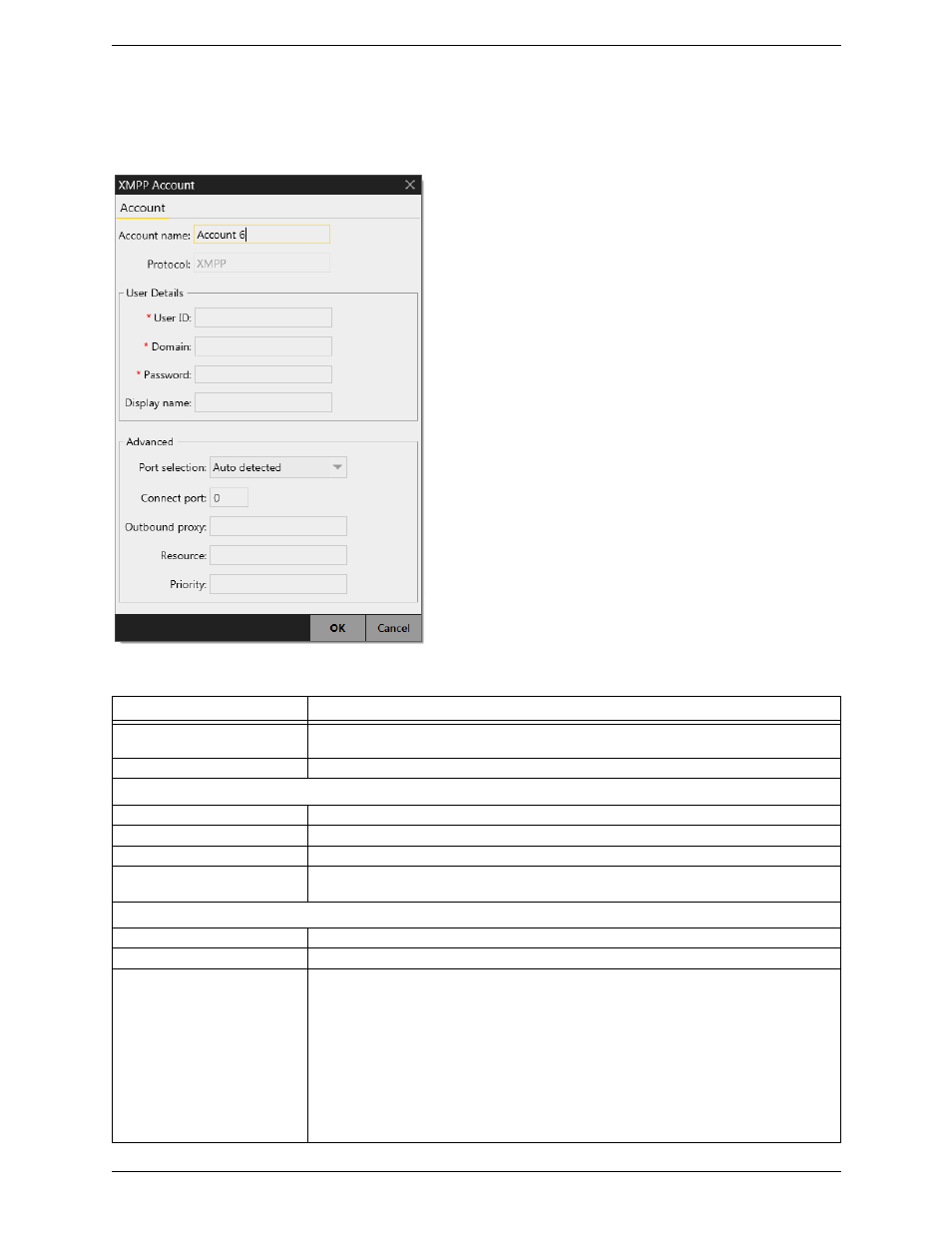 Xmpp account | CounterPath Bria 4 Windows User Guide - Retail Deployments User Manual | Page 73 / 114