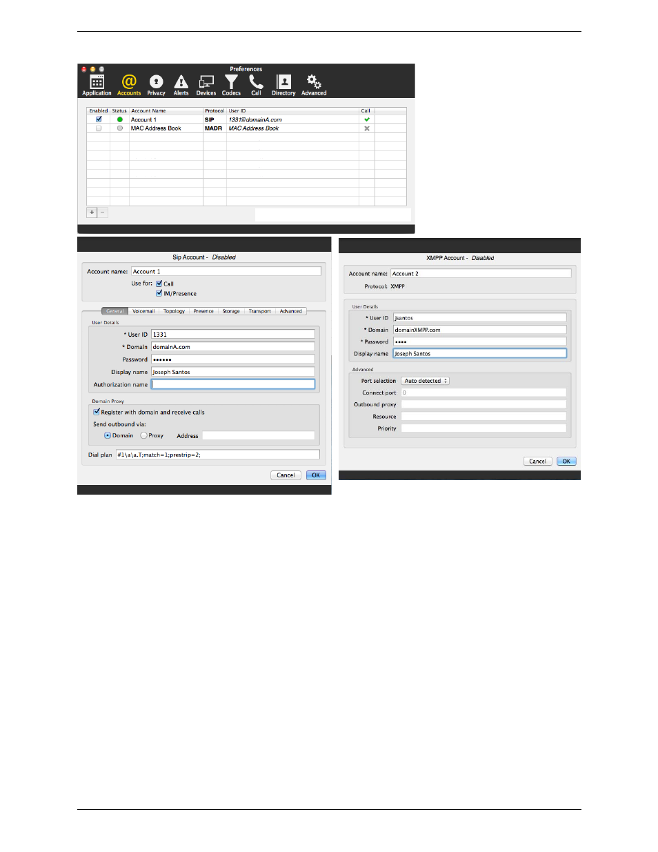3 setting up a contact list, Setting up a contact list | CounterPath Bria 4 Mac User Guide - Enterprise Deployments User Manual | Page 9 / 76
