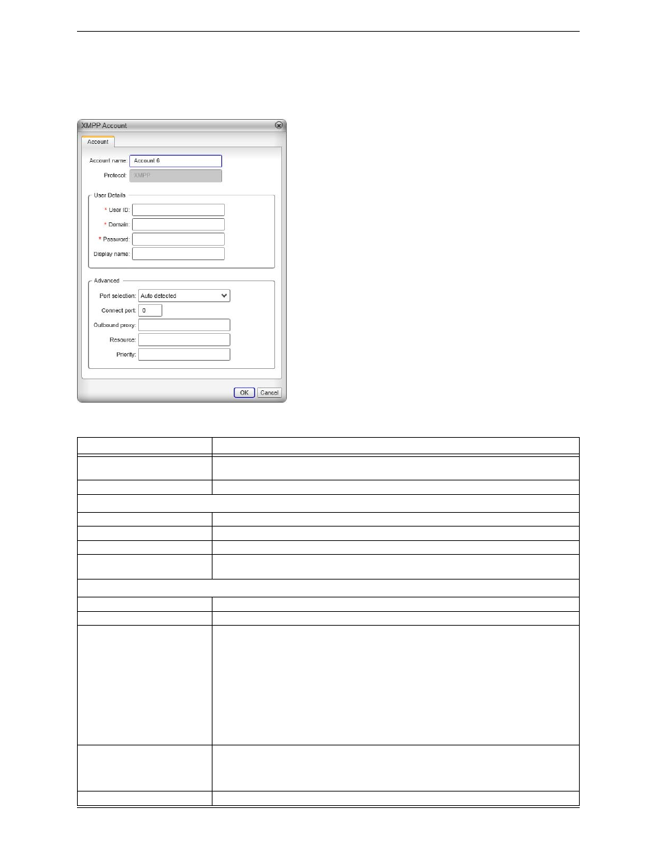 Xmpp account | CounterPath Bria 3.5.2 for Windows User Guide - Retail Deployments User Manual | Page 57 / 98
