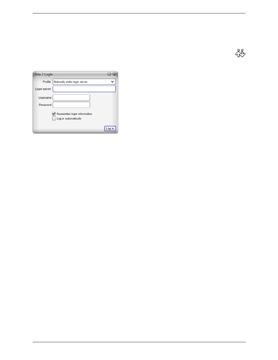 2 starting bria, Starting bria | CounterPath Bria 3.5.1 for Windows User Guide - Retail Deployments User Manual | Page 8 / 90