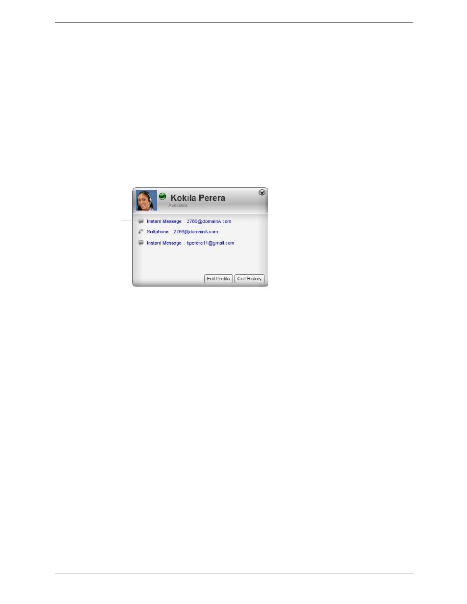 Adding a contact using an existing address, Viewing contact information – the contact flyout, Modifying the contact list | CounterPath Bria 3.3 for Windows User Guide - Retail Deployments User Manual | Page 43 / 104