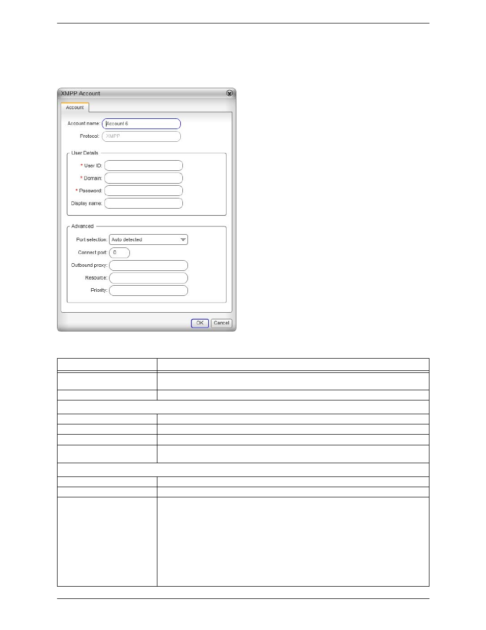 Xmpp account | CounterPath Bria 3.3 for Windows User Guide - Retail Deployments User Manual | Page 57 / 104