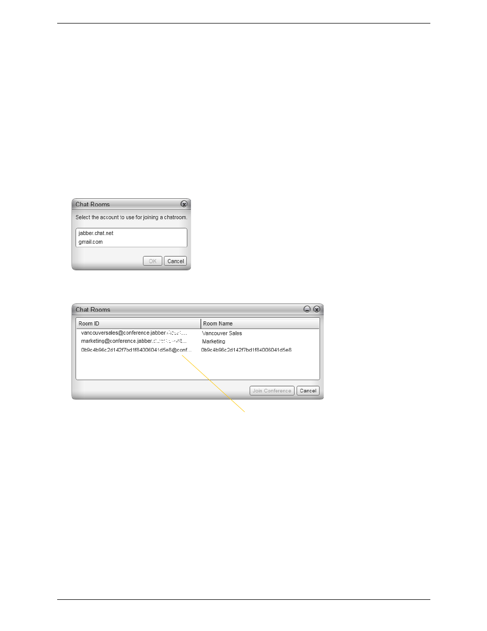 4 chat rooms, Chat rooms | CounterPath Bria 3.5 for Windows User Guide - Enterprise Deployments User Manual | Page 37 / 90