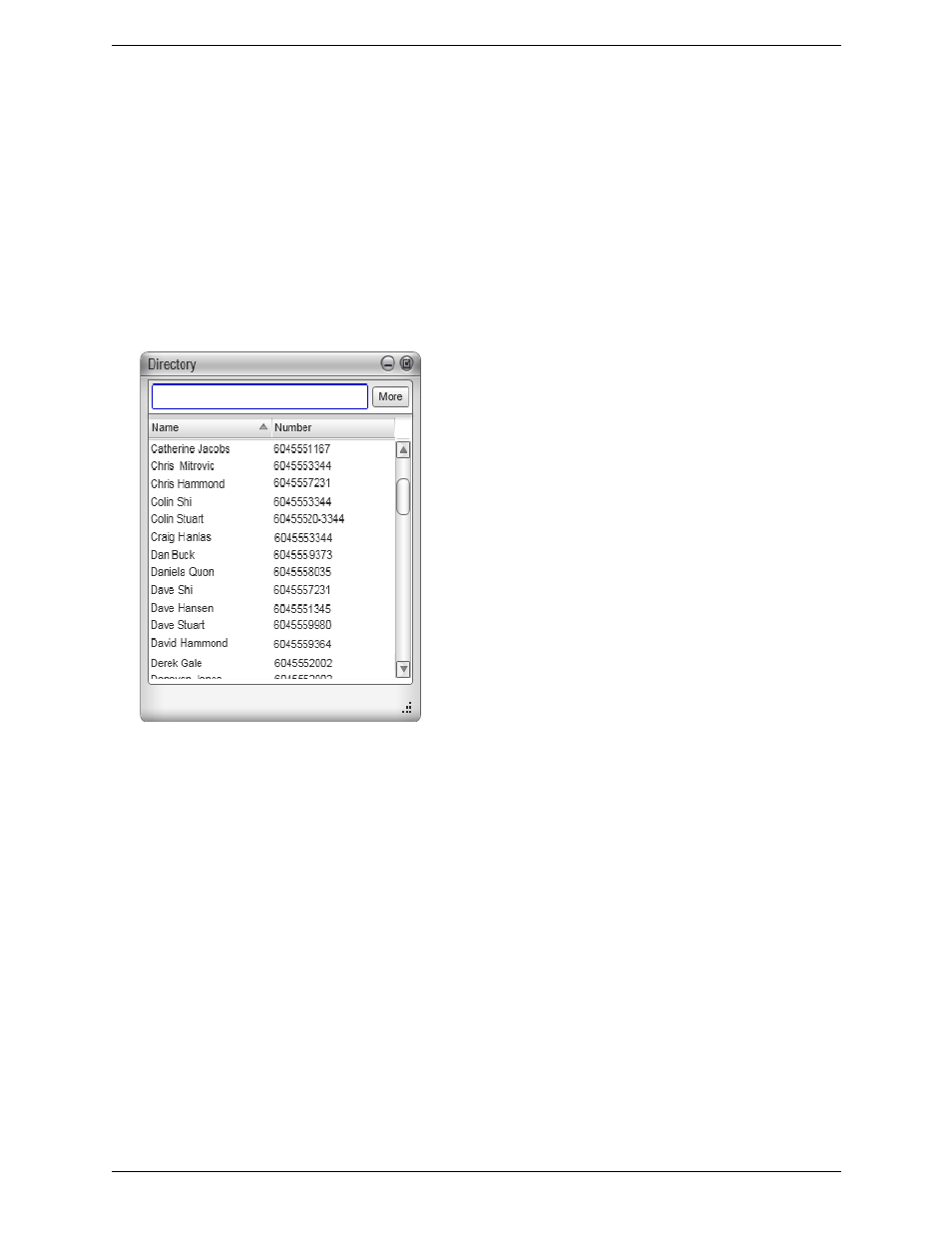 1 populating the contact list, Populating the contact list, Populating from the microsoft outlook address book | Populating by importing contacts | CounterPath Bria 3.5 for Windows User Guide - Enterprise Deployments User Manual | Page 42 / 90