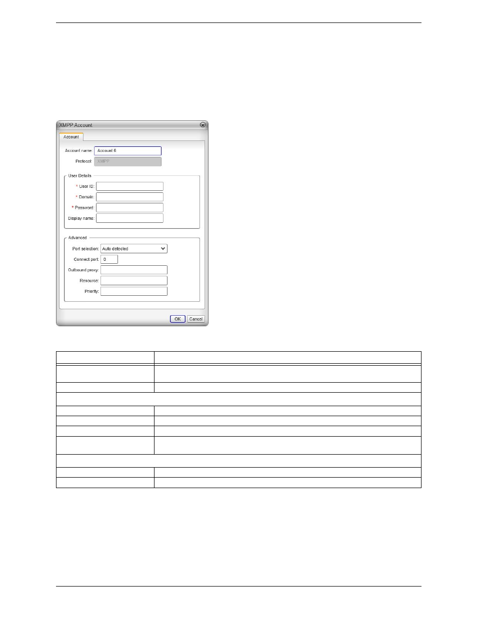 Xmpp account | CounterPath Bria 3.5 for Windows User Guide - Enterprise Deployments User Manual | Page 67 / 90