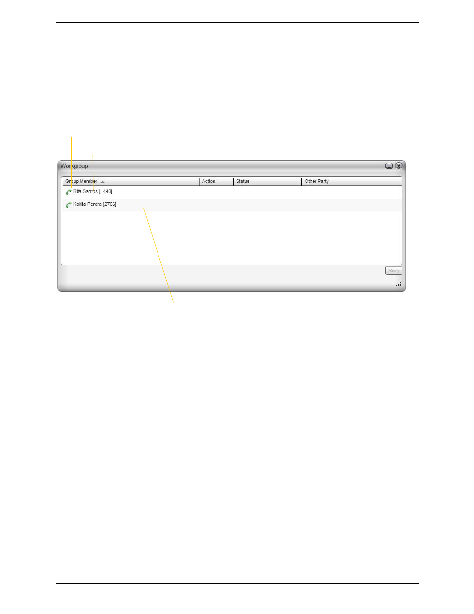 11 viewing your workgroup, Viewing your workgroup | CounterPath Bria 3.4 for Windows User Guide - Enterprise Deployments User Manual | Page 29 / 90
