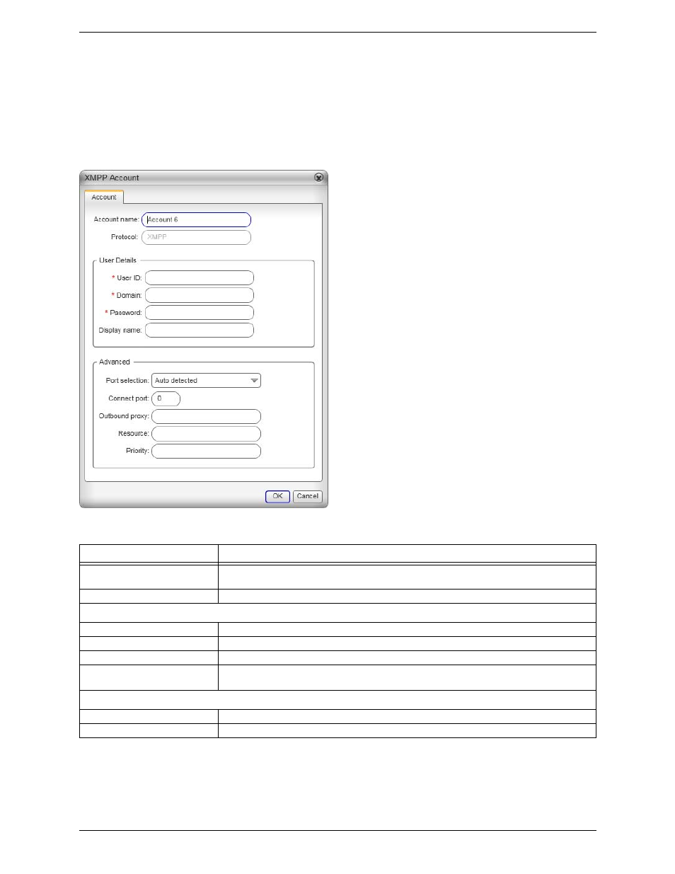 Xmpp account | CounterPath Bria 3.4 for Windows User Guide - Enterprise Deployments User Manual | Page 67 / 90