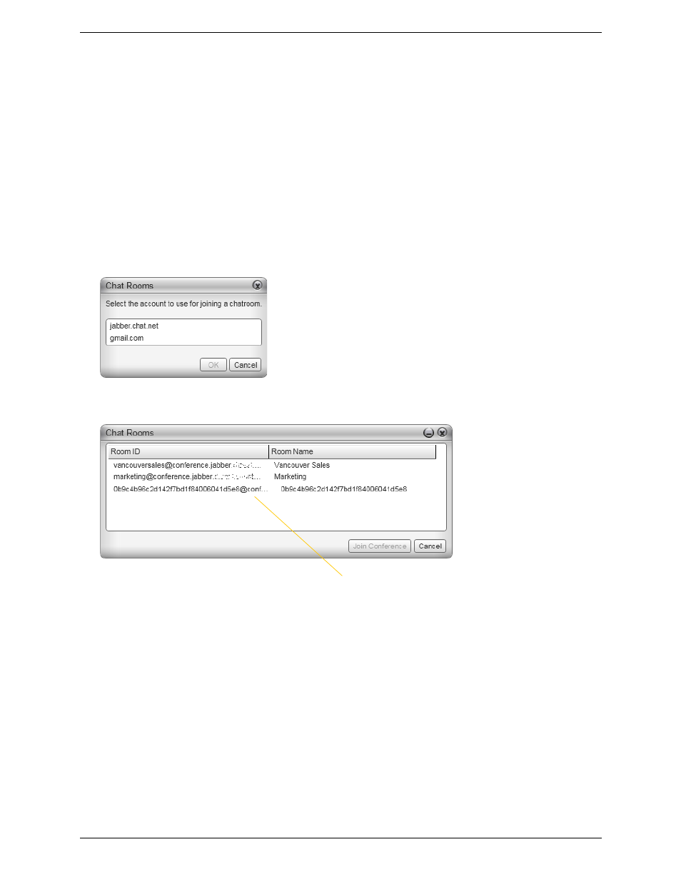4 chat rooms, Chat rooms | CounterPath Bria 3.3 for Windows User Guide - Enterprise Deployments User Manual | Page 37 / 90