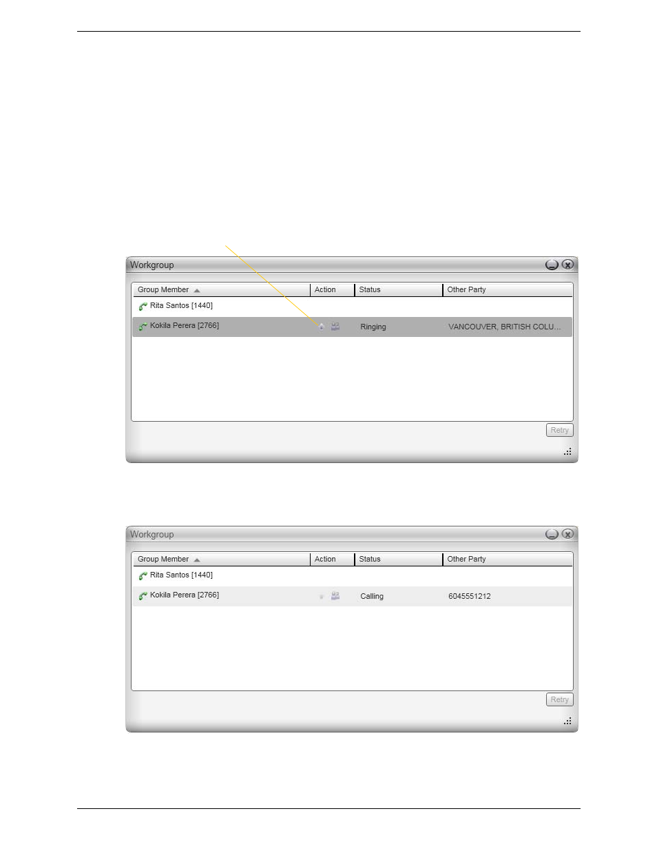 11 viewing your workgroup, Viewing your workgroup | CounterPath Bria 3.2 for Windows User Guide - Retail Deployments User Manual | Page 29 / 102