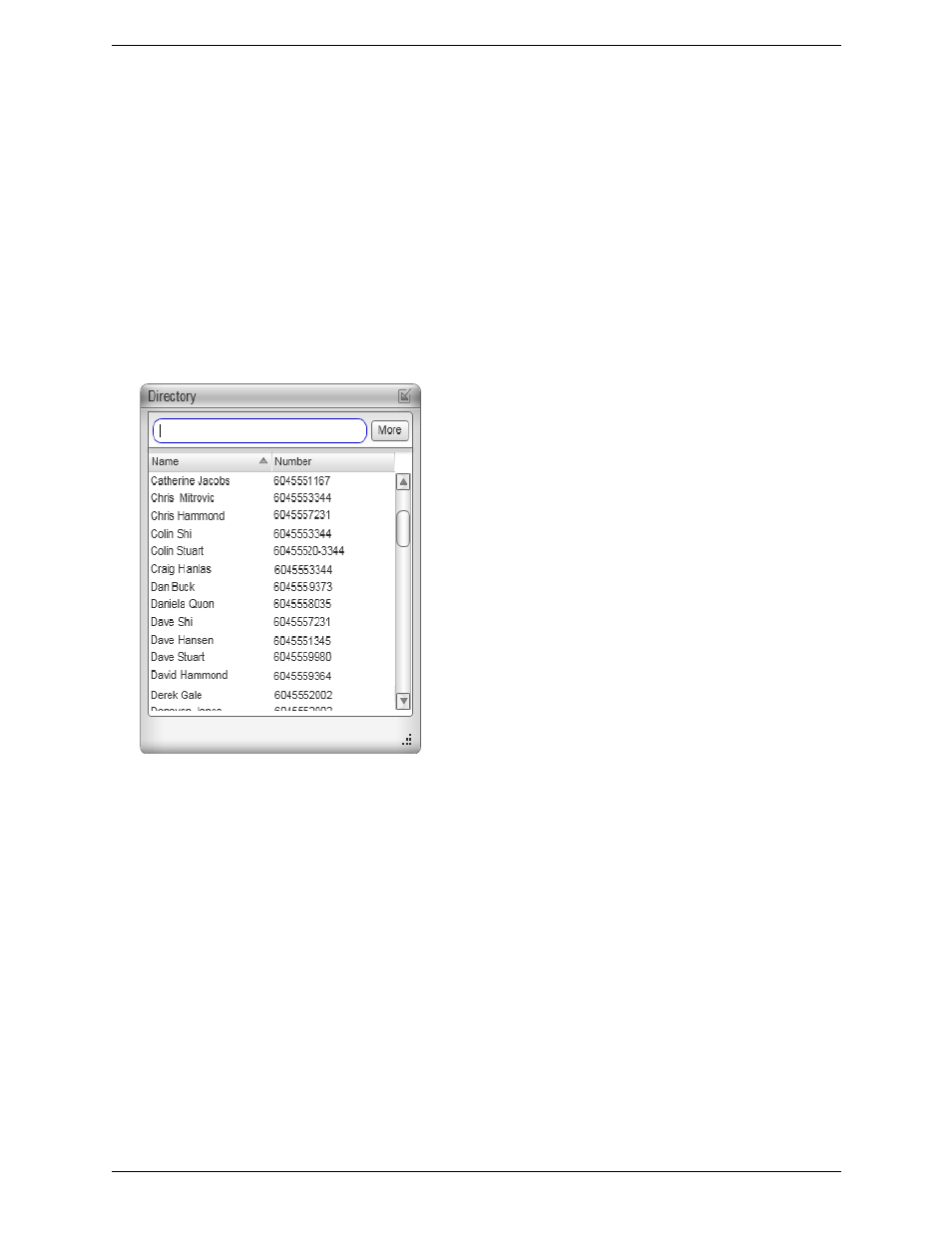 1 populating the contact list, Populating the contact list, Populating from the microsoft outlook address book | CounterPath Bria 3.2 for Windows User Guide - Enterprise Deployments User Manual | Page 42 / 90