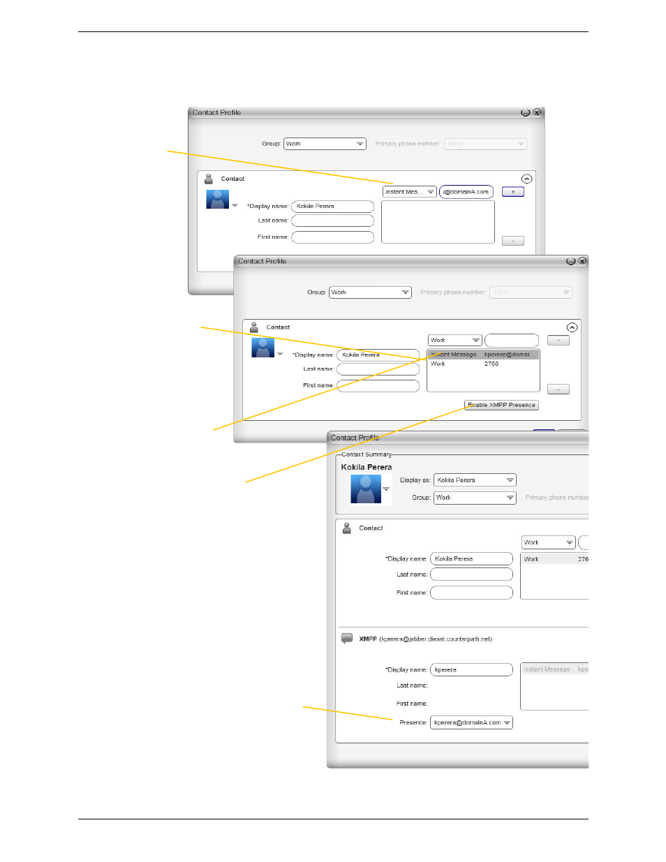 CounterPath Bria 3.2 for Windows User Guide - Enterprise Deployments User Manual | Page 47 / 90
