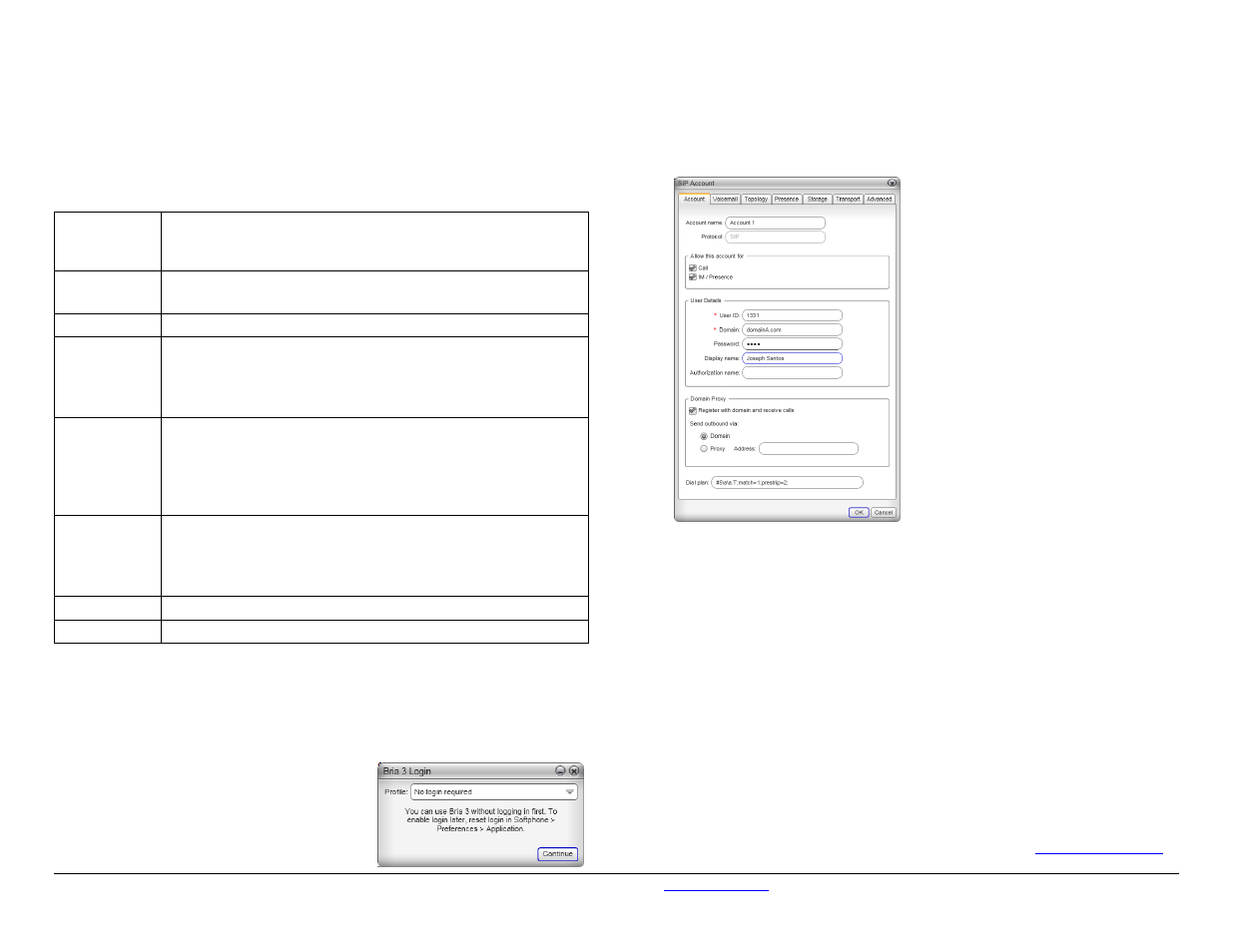 CounterPath Bria 3.4 for Windows Quick Start Guide User Manual | 1 page