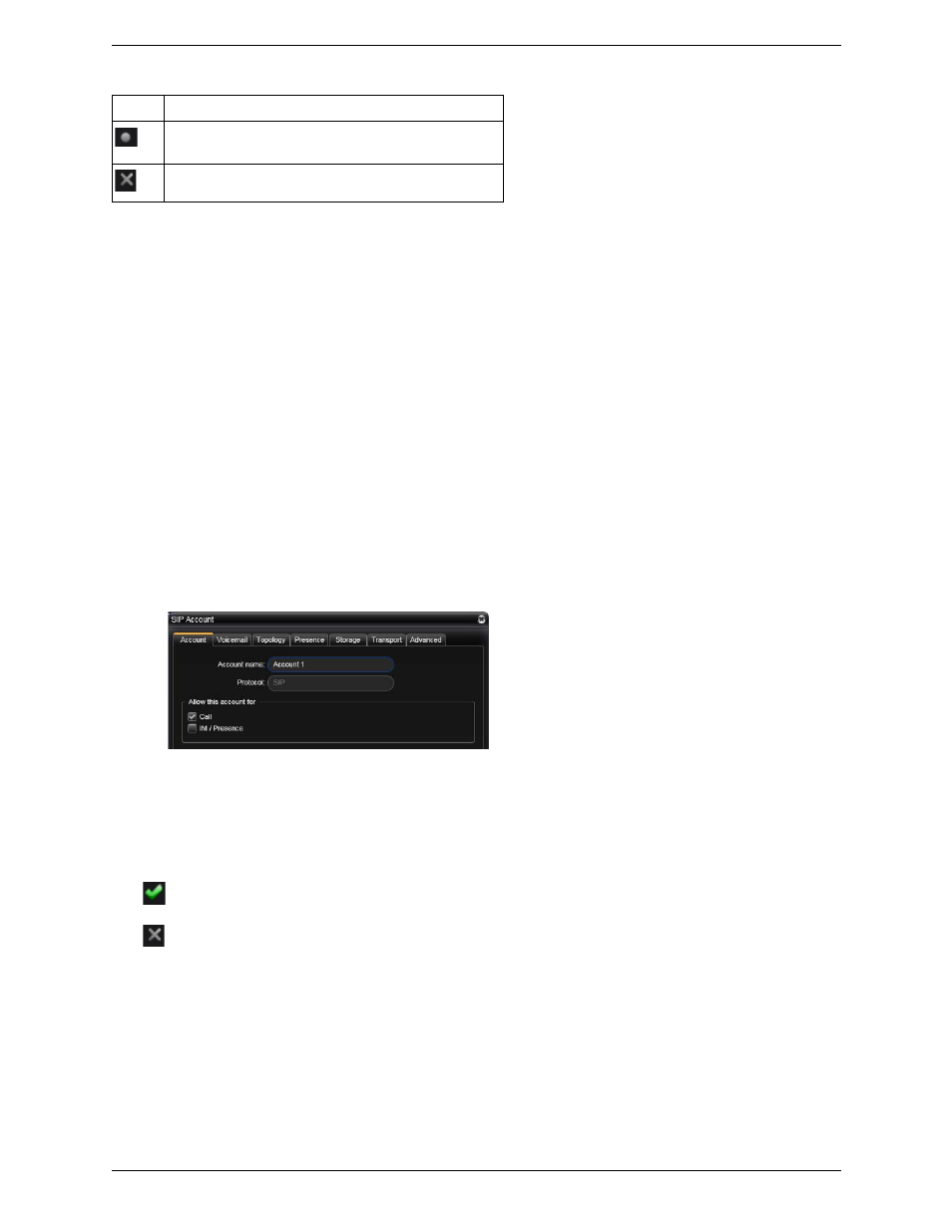 Setting the im/presence account | CounterPath Bria 3.1 Administrator Guide User Manual | Page 17 / 70