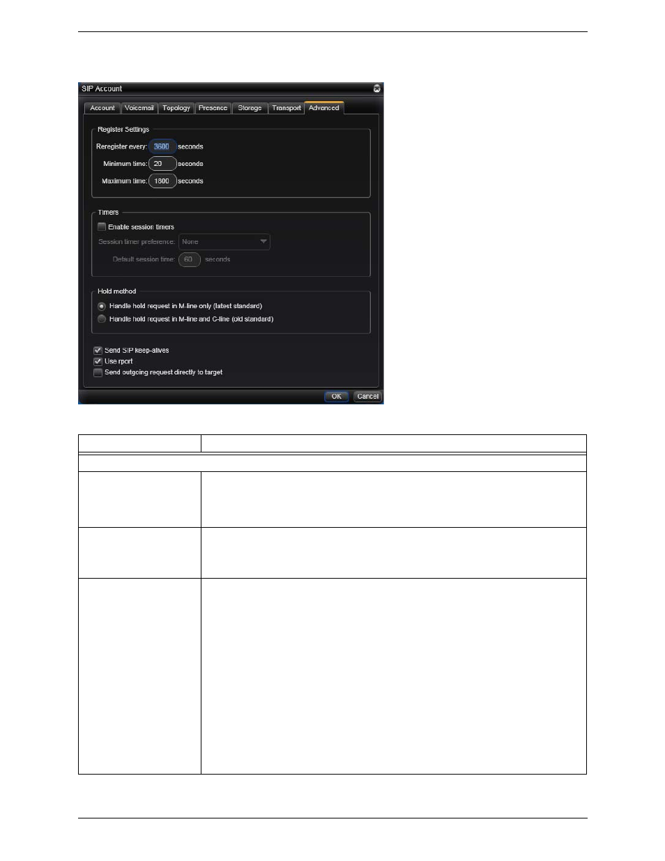 9 sip account properties - advanced, Sip account properties – advanced, 9 sip account properties – advanced | CounterPath Bria 3.1 Administrator Guide User Manual | Page 37 / 70