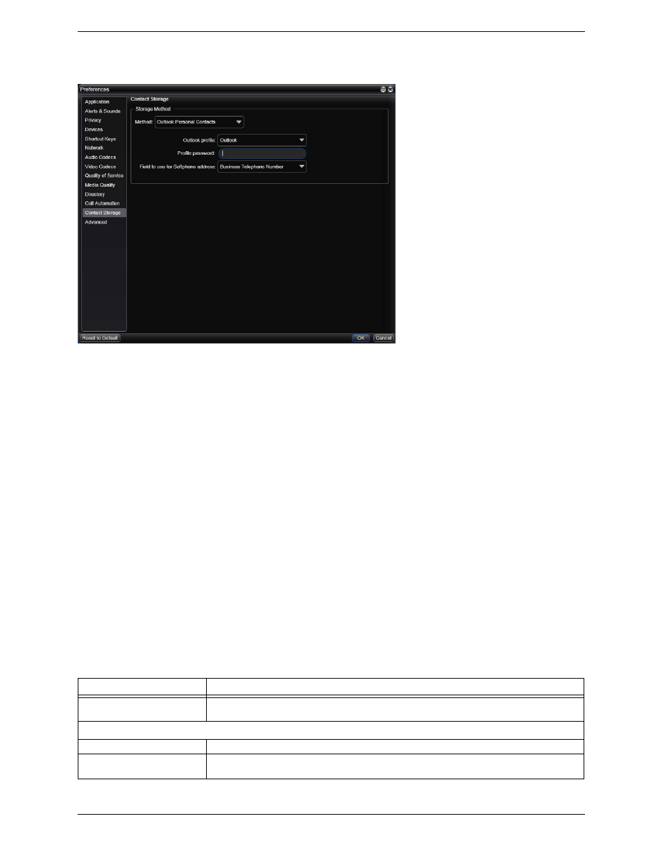 8 preferences - contact storage, Preferences – contact storage, 8 preferences – contact storage | CounterPath Bria 3.1 Administrator Guide User Manual | Page 50 / 70