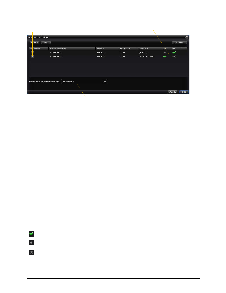 CounterPath Bria 3.1 for Windows User Guide - Retail Deployments User Manual | Page 54 / 102