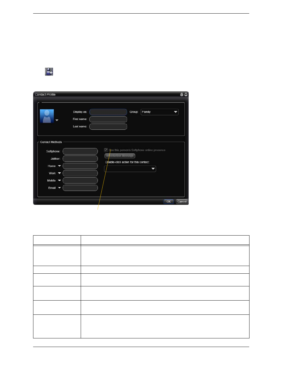 2 managing contacts and groups, Managing contacts and groups, Adding a contact | CounterPath Bria 3.1 for Windows User Guide - Enterprise Deployments User Manual | Page 40 / 82
