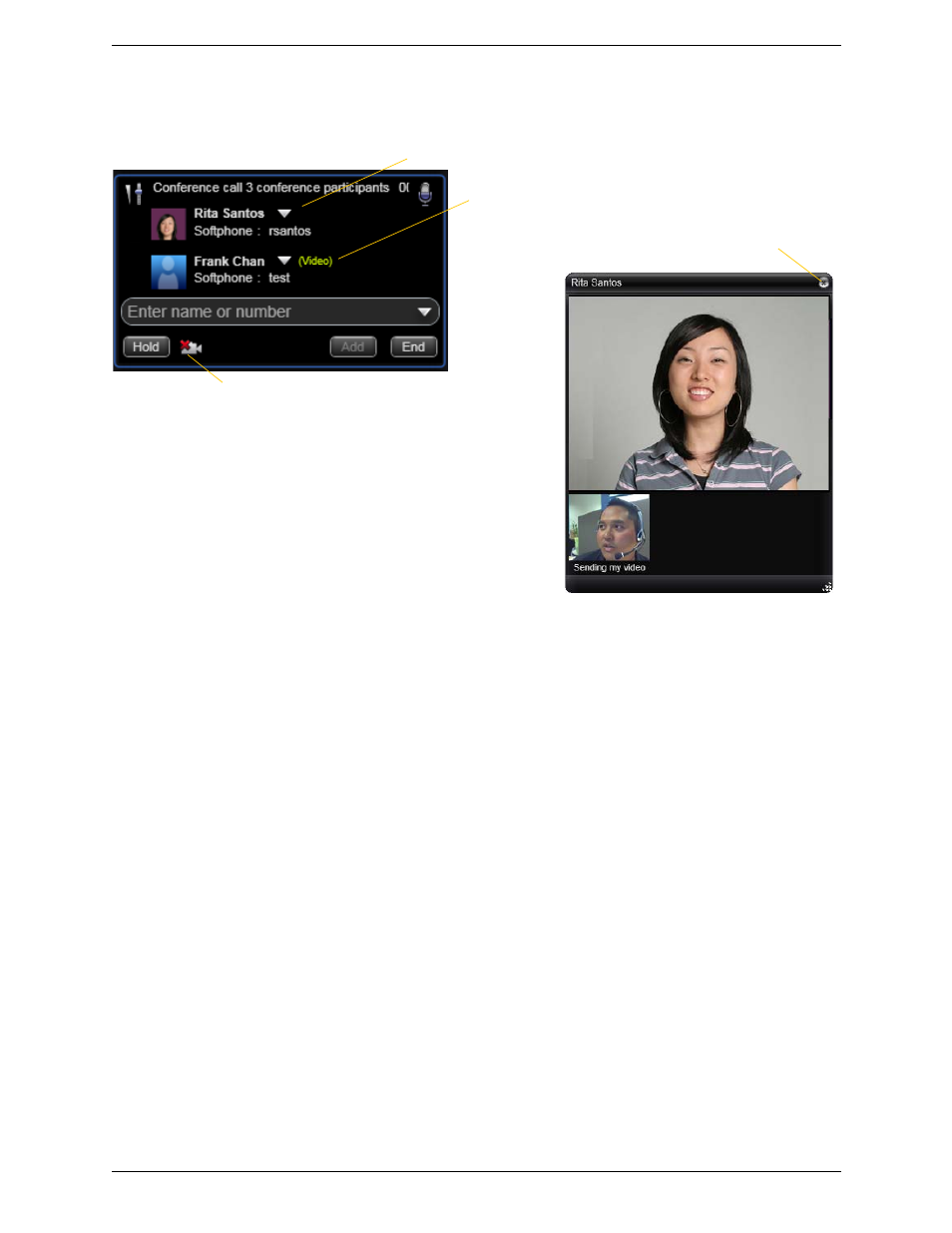 Video conference calls | CounterPath Bria 3.0 for Windows User Guide – Retail Deployments User Manual | Page 27 / 92