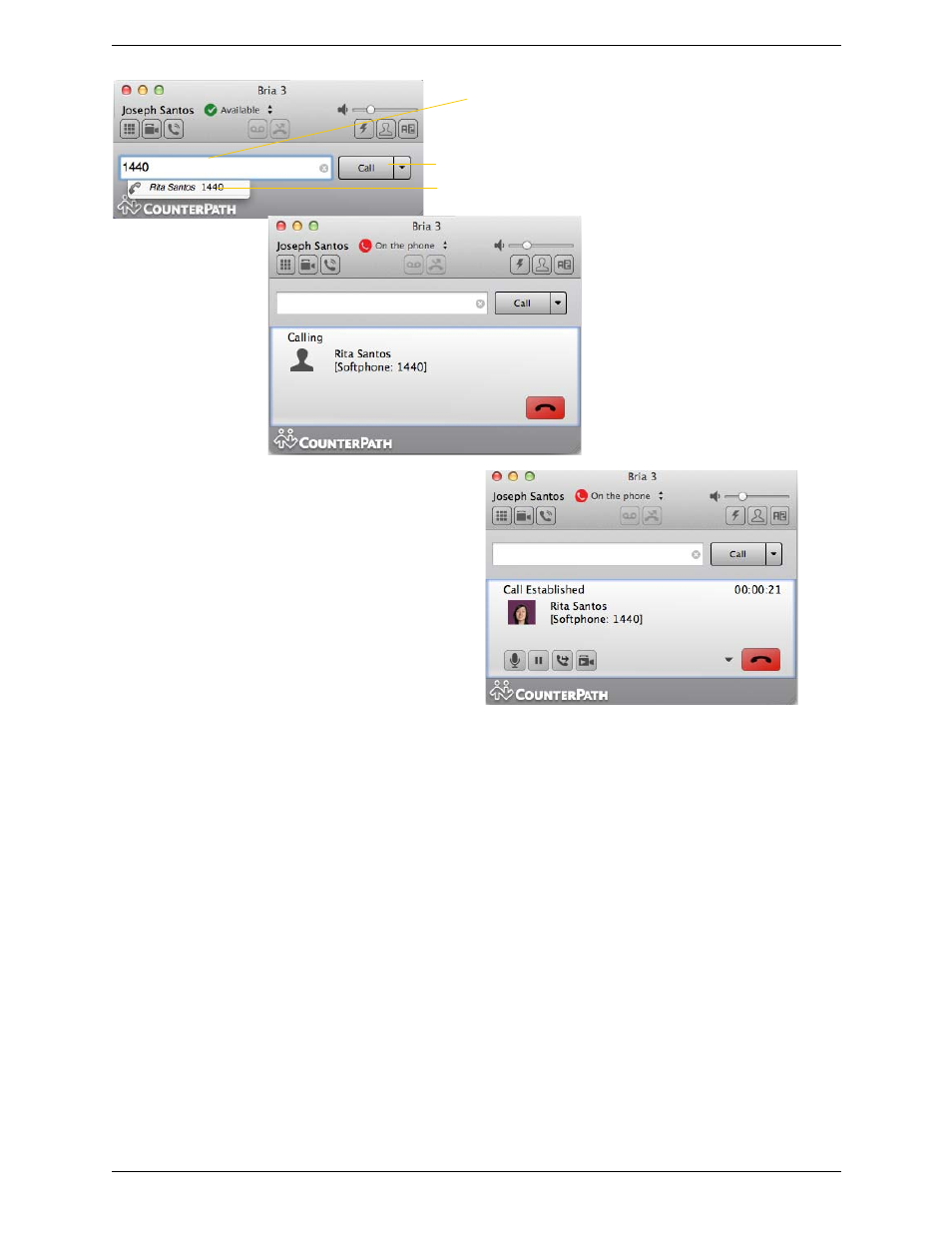 CounterPath Bria 3.5.1 for Mac User Guide - Enterprise Deployments User Manual | Page 16 / 76