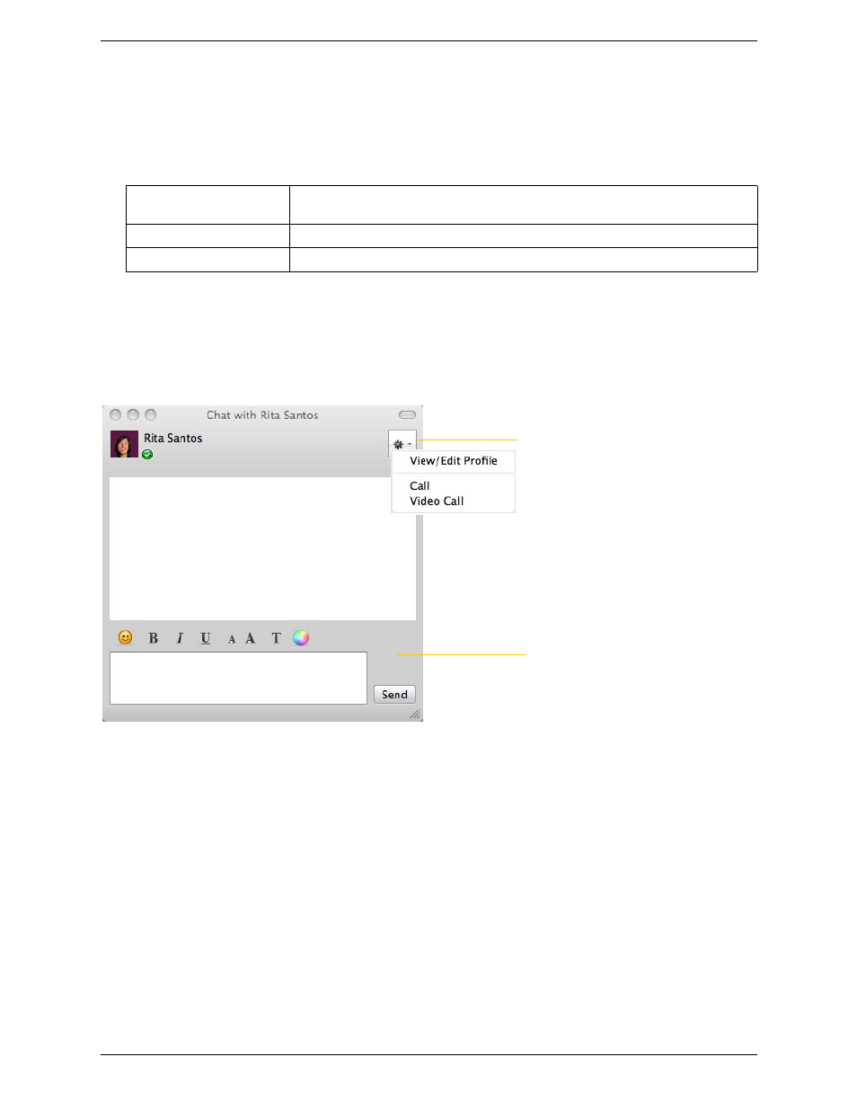 11 instant messaging, Instant messaging, Sending an im | Receiving an im | CounterPath Bria 3.1 for Mac User Guide - Retail Deployments User Manual | Page 31 / 94