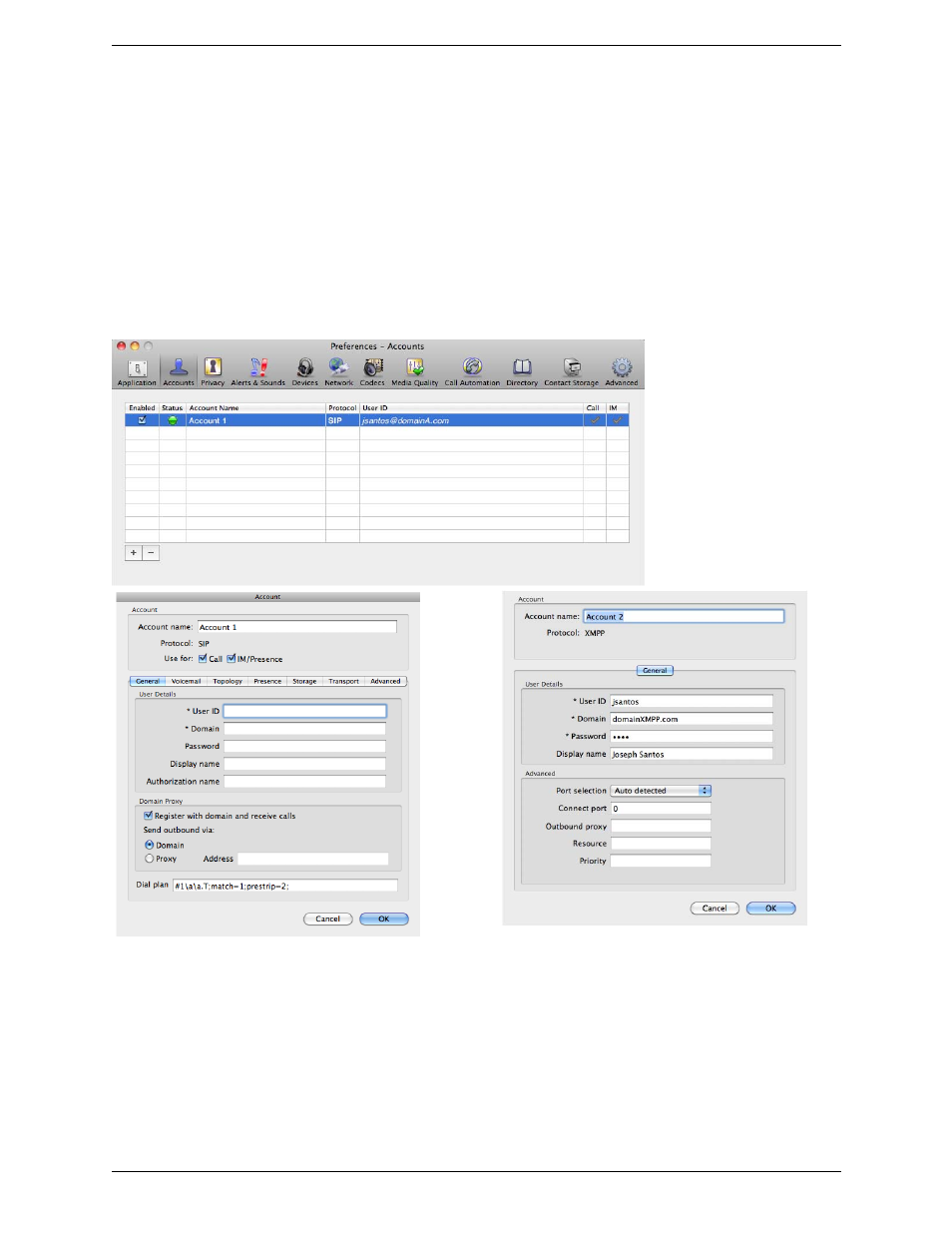 Setting up for voicemail | CounterPath Bria 3.1 for Mac User Guide - Retail Deployments User Manual | Page 9 / 94