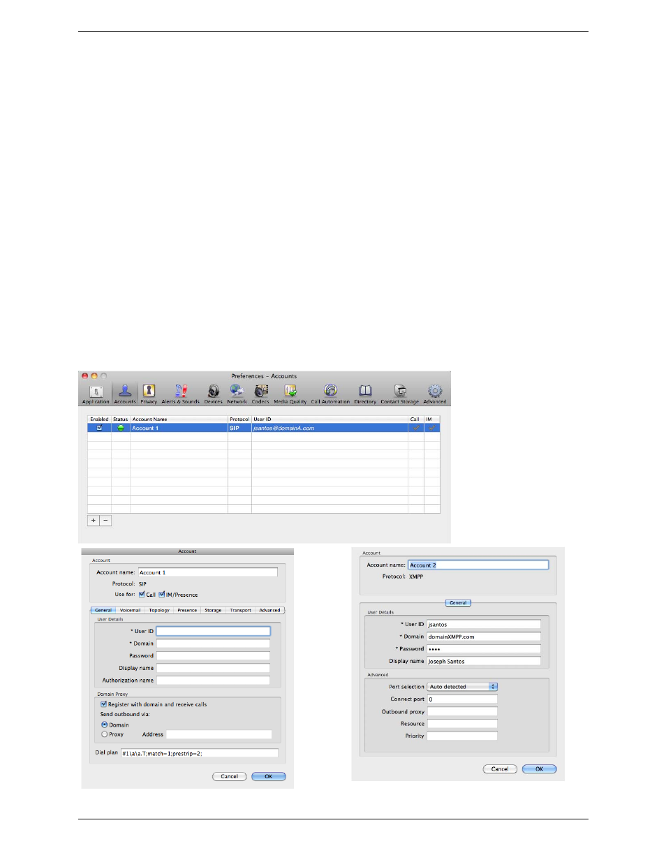 3 configuring bria, Configuring bria | CounterPath Bria 3.1 for Mac User Guide - Enterprise Deployments User Manual | Page 9 / 72