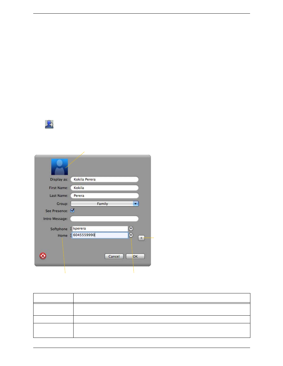 Populating the contact list, Managing contacts and groups | CounterPath Bria 3.0 for Mac User Guide - Retail Deployments User Manual | Page 34 / 82