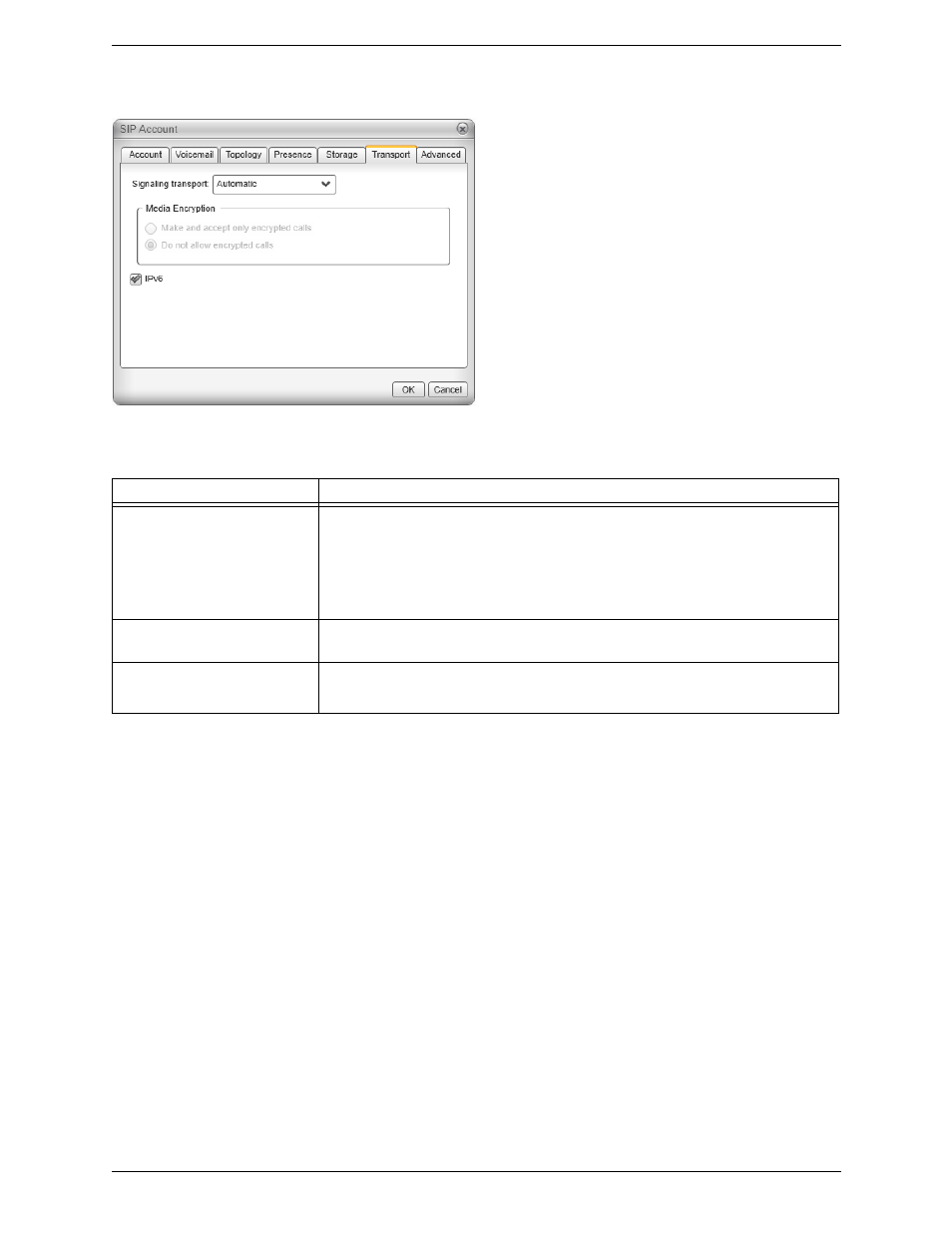 9 sip account properties - transport, Sip account properties – transport, 9 sip account properties – transport | CounterPath Bria 3.5 Administrator Guide User Manual | Page 40 / 62