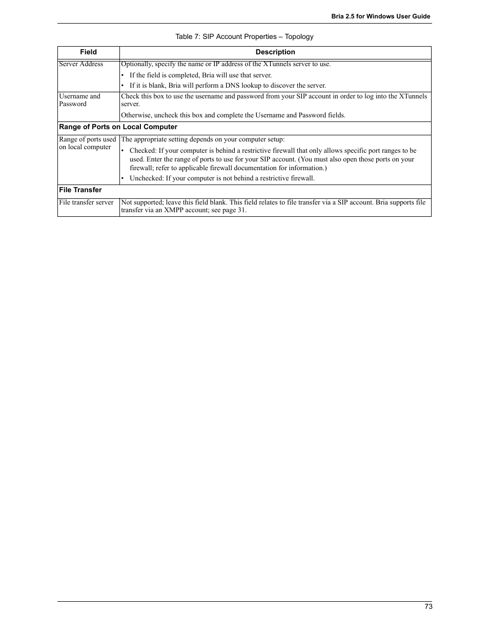 CounterPath Bria 2.5 Windows User Guide User Manual | Page 77 / 96