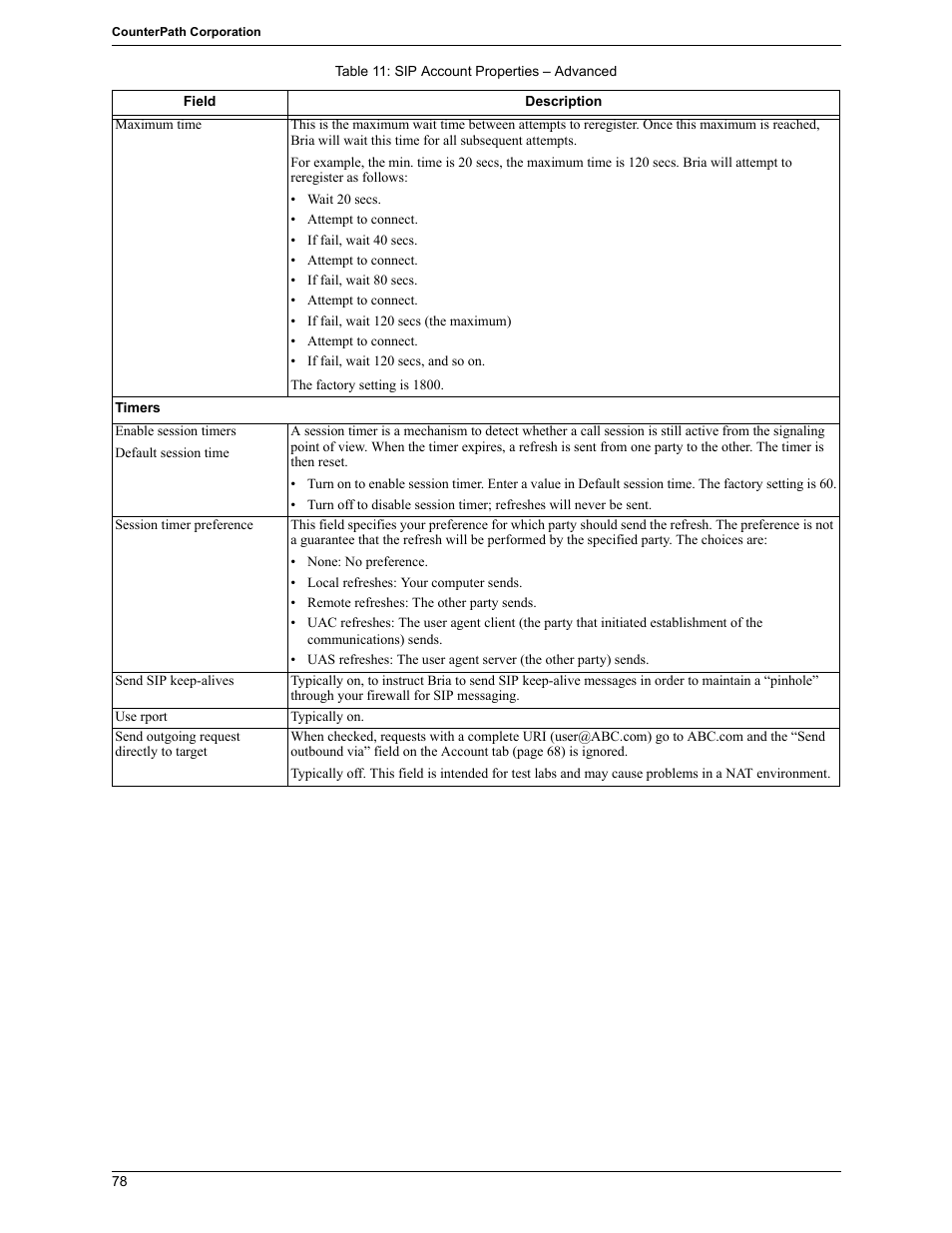 CounterPath Bria 2.5 Windows User Guide User Manual | Page 82 / 96