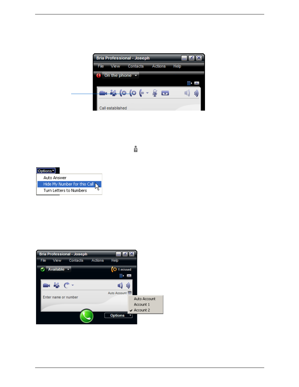 CounterPath Bria Professional 2.4 User Guide User Manual | Page 18 / 72