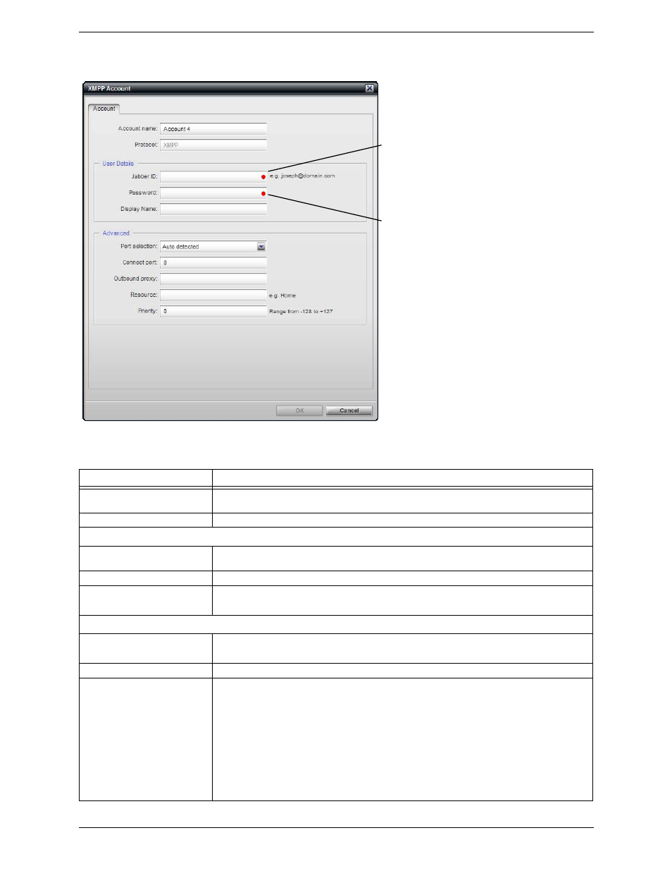 Xmpp account | CounterPath Bria 2.4 User Guide User Manual | Page 71 / 96