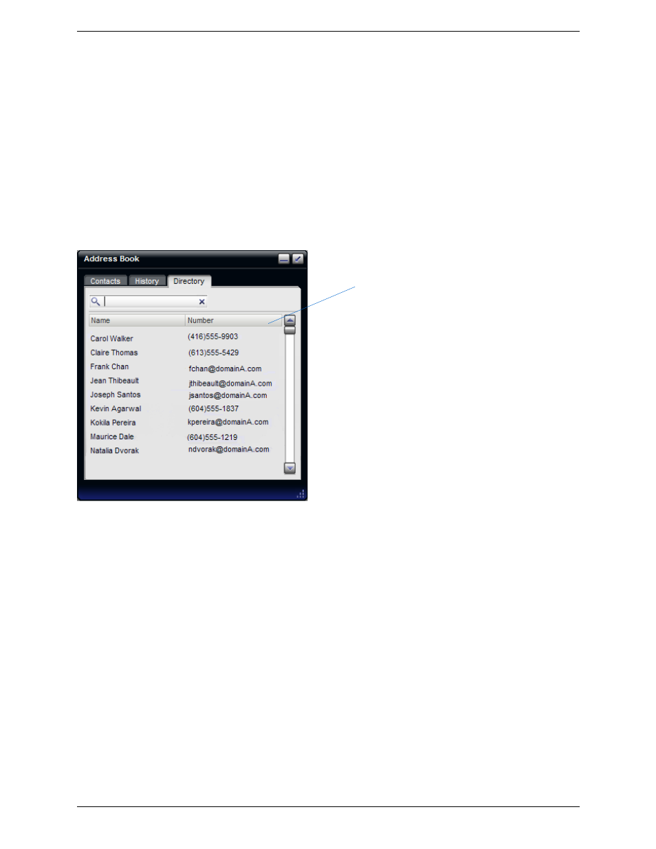 5 ldap directory tab, Ldap directory tab | CounterPath Bria Professional 2.3 User Guide User Manual | Page 49 / 68