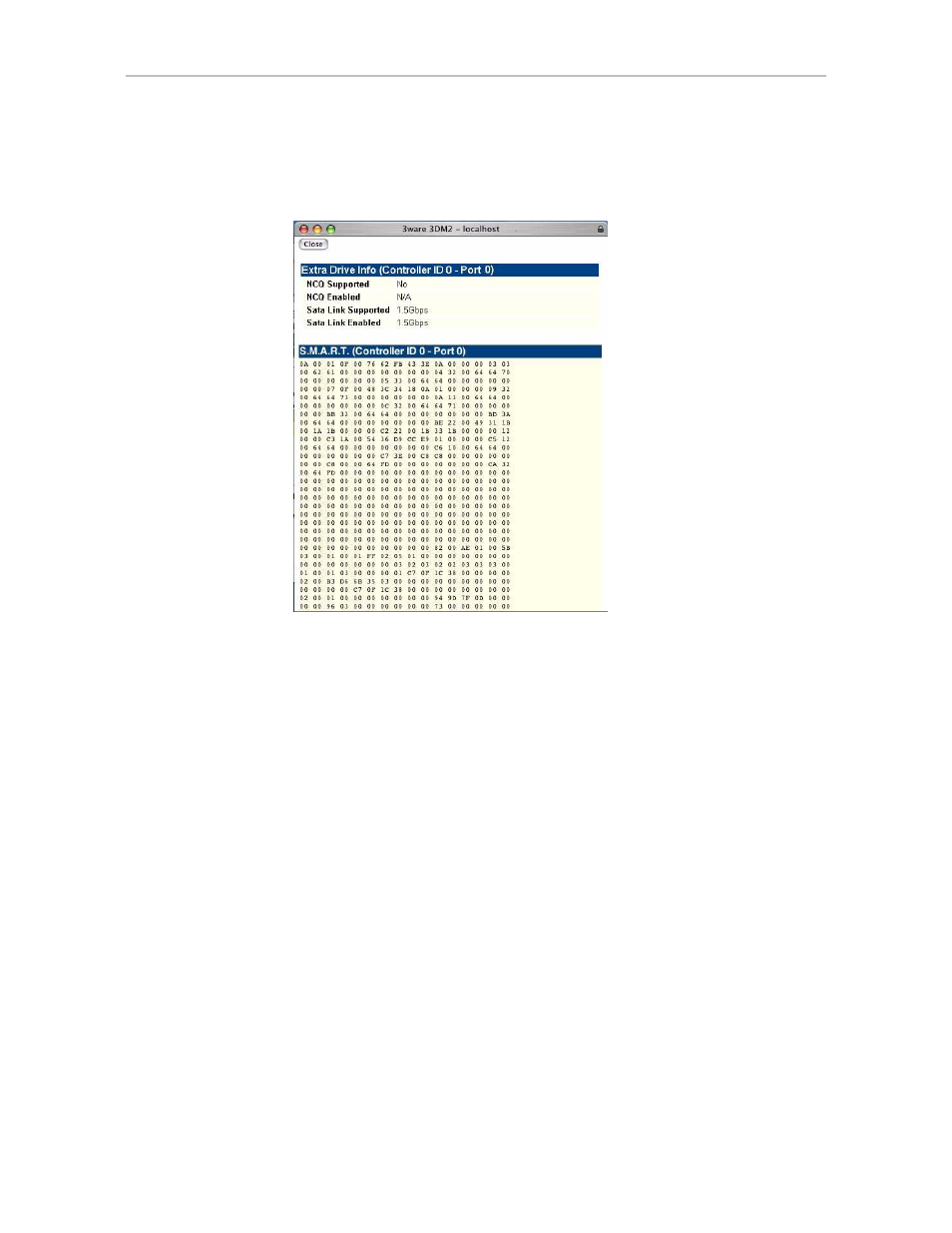 Drive details window, Extra drive information | AMCC 3WARE 720-0138-00 User Manual | Page 100 / 170