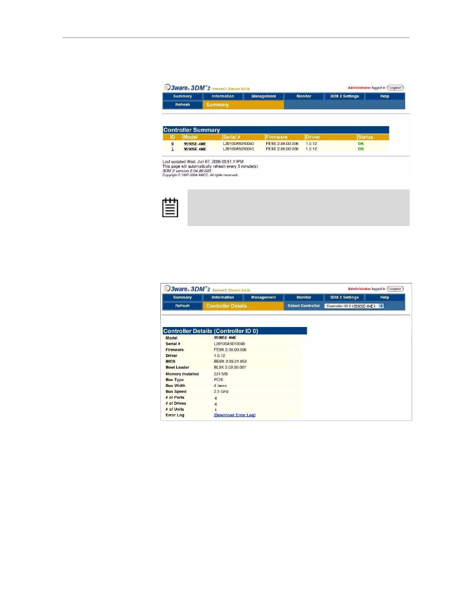 AMCC 3WARE 720-0138-00 User Manual | Page 37 / 170