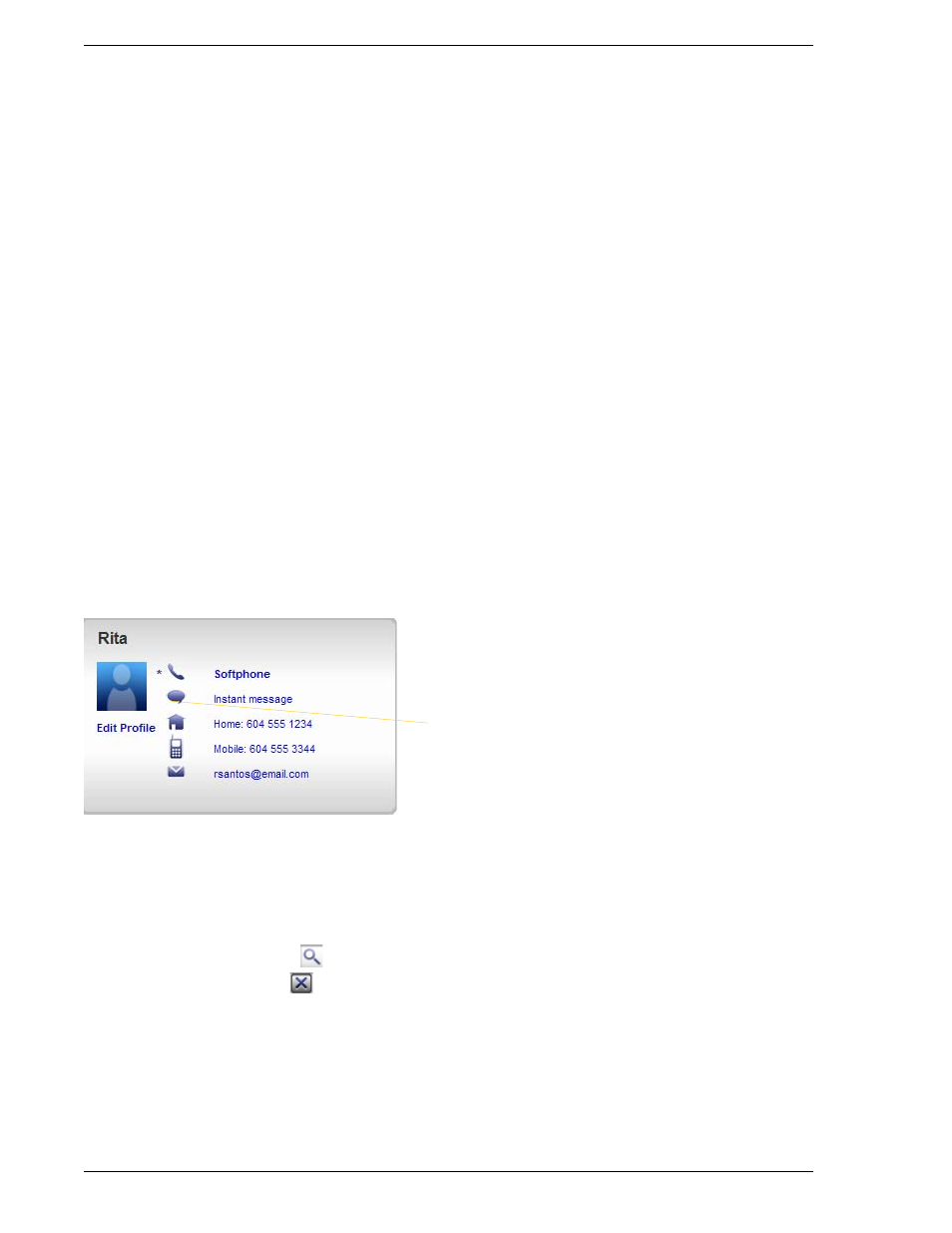 Using contacts | CounterPath Bria 2.1 User Guide User Manual | Page 32 / 90