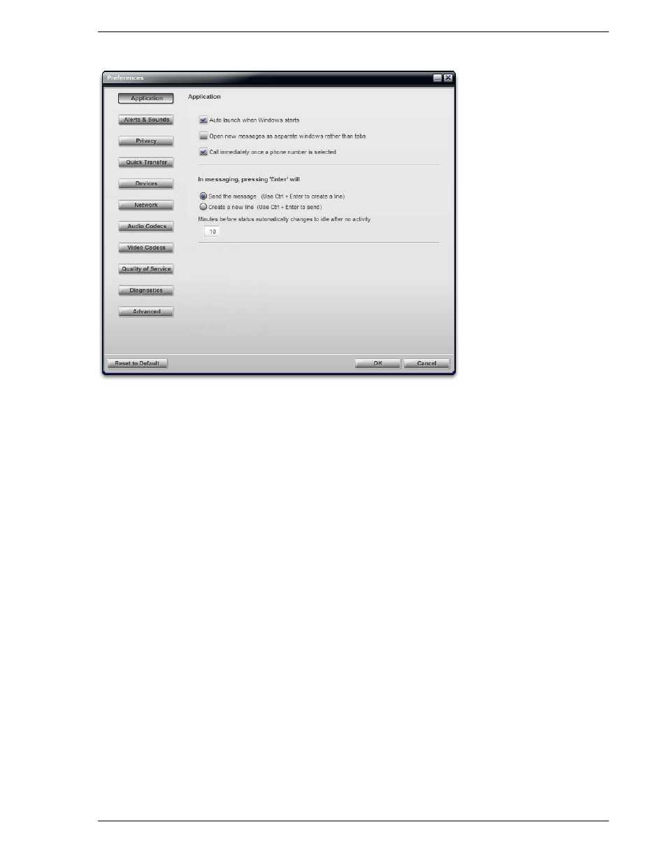 Preferences – quick transfer | CounterPath Bria 2.1 User Guide User Manual | Page 49 / 90