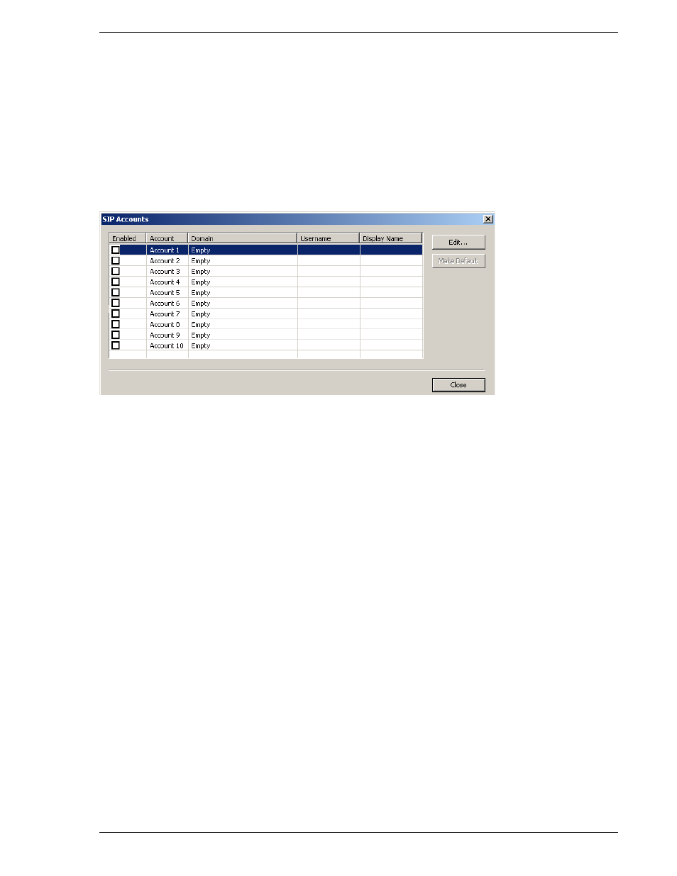 3 configuring accounts, Sip accounts | CounterPath Bria 2.1 User Guide User Manual | Page 59 / 90