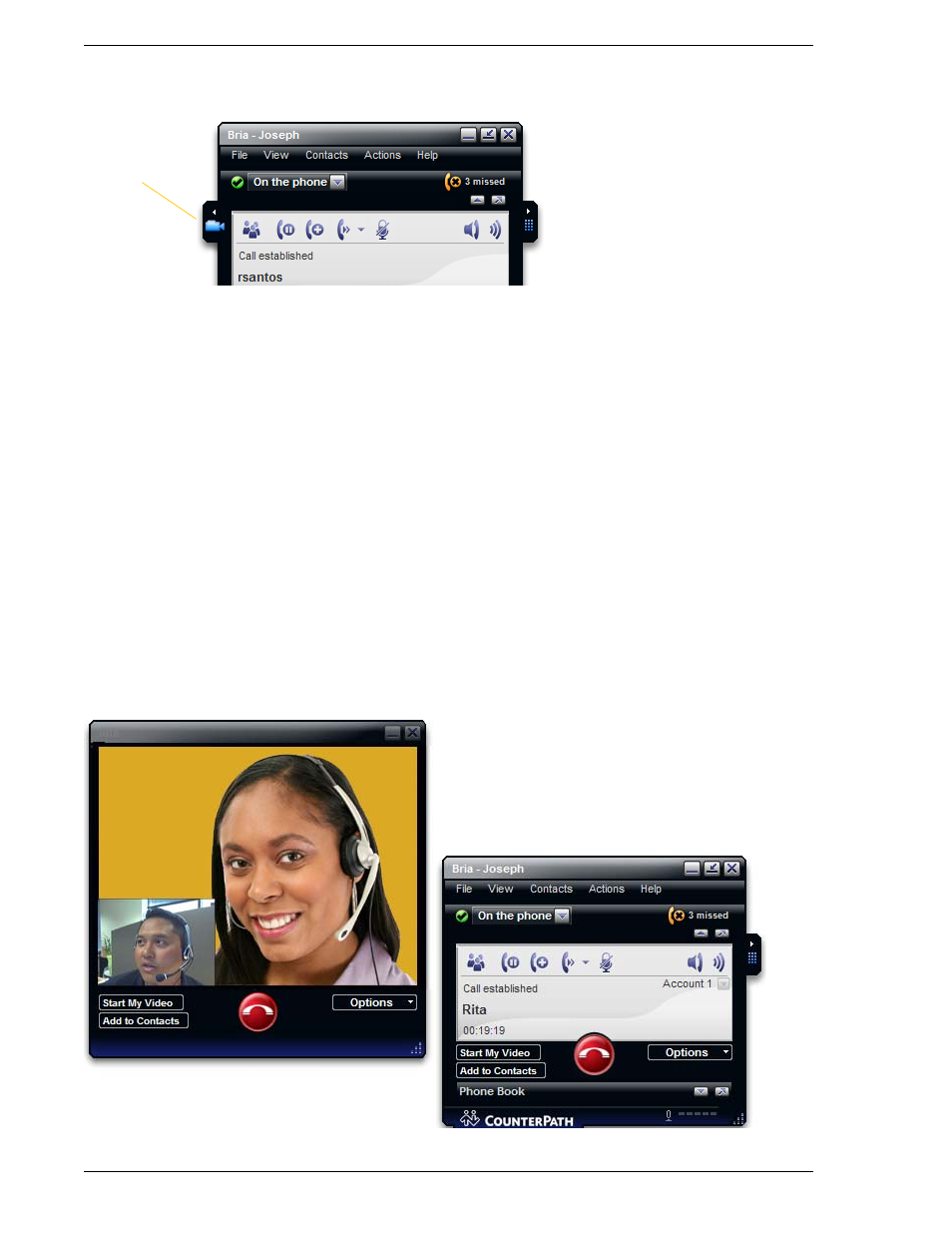 Video | CounterPath Bria 2.0 User Guide User Manual | Page 20 / 88