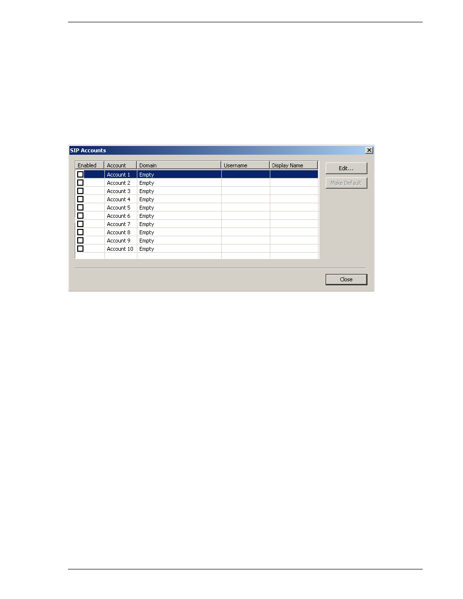3 configuring accounts, Sip accounts | CounterPath Bria 2.0 User Guide User Manual | Page 57 / 88