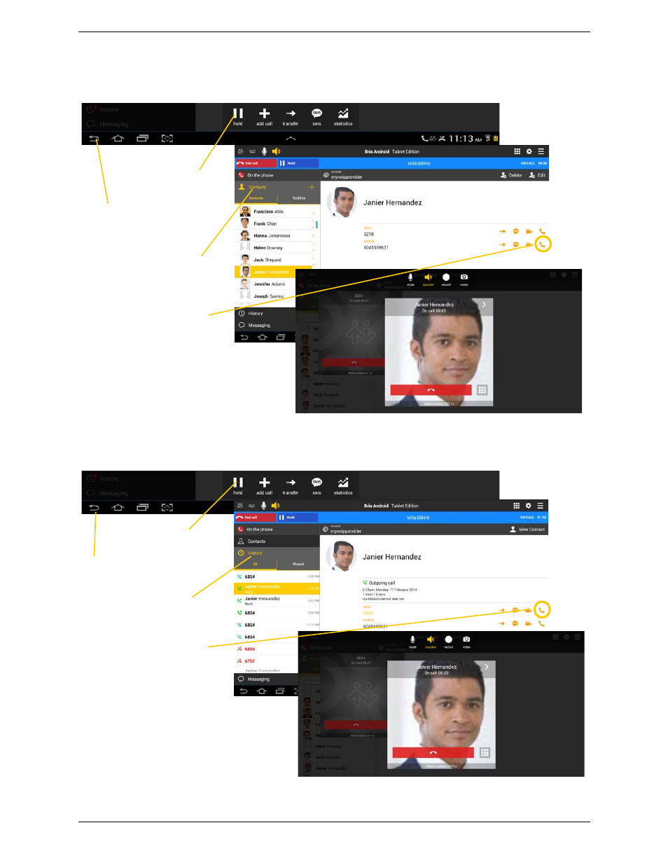 CounterPath Bria Android Tablet Edition 3.1 User Guide User Manual | Page 26 / 74