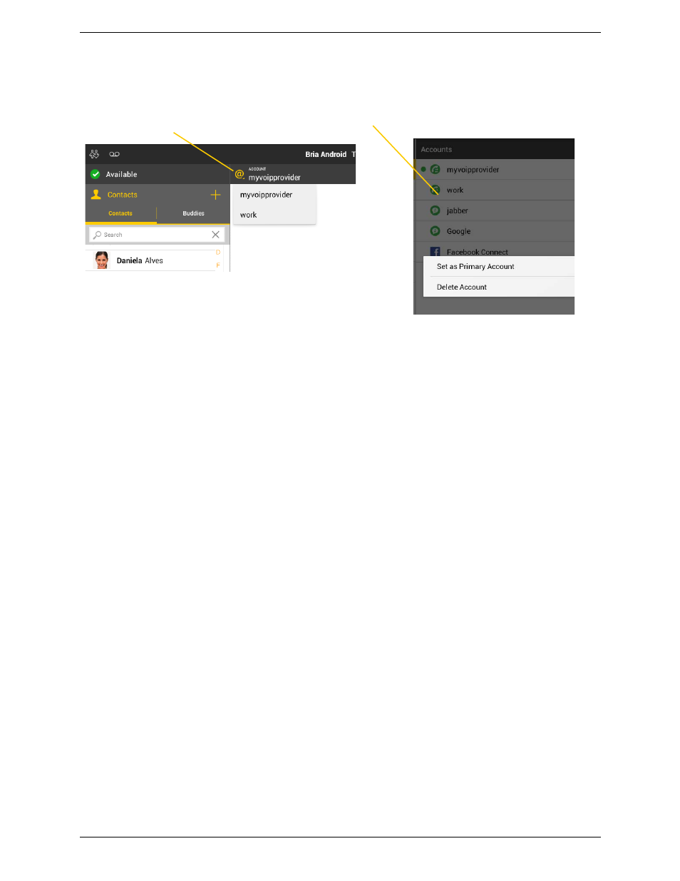 CounterPath Bria Android Tablet Edition 3.0 User Guide User Manual | Page 10 / 70