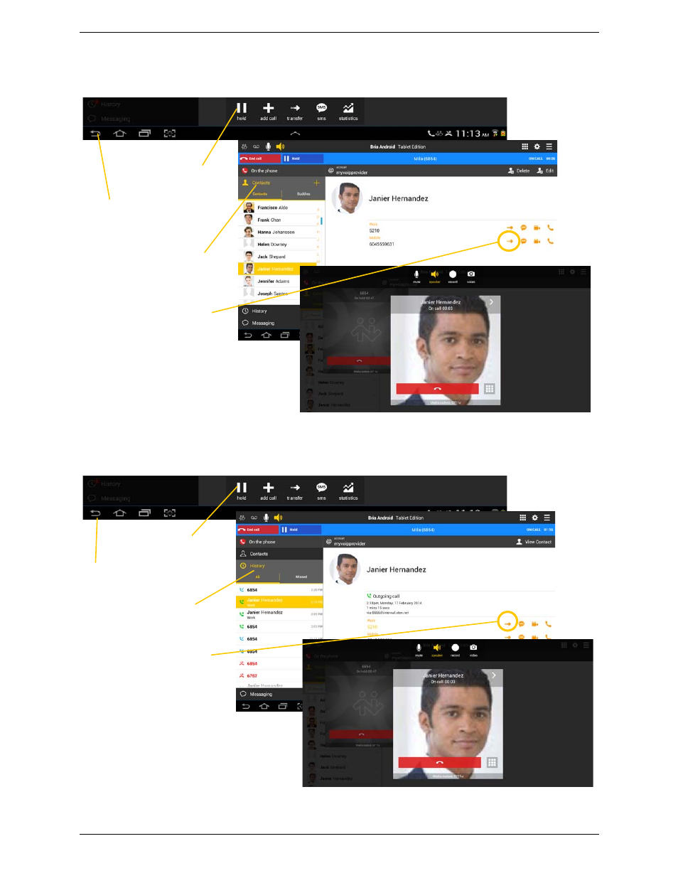 CounterPath Bria Android Tablet Edition 3.0 User Guide User Manual | Page 28 / 70