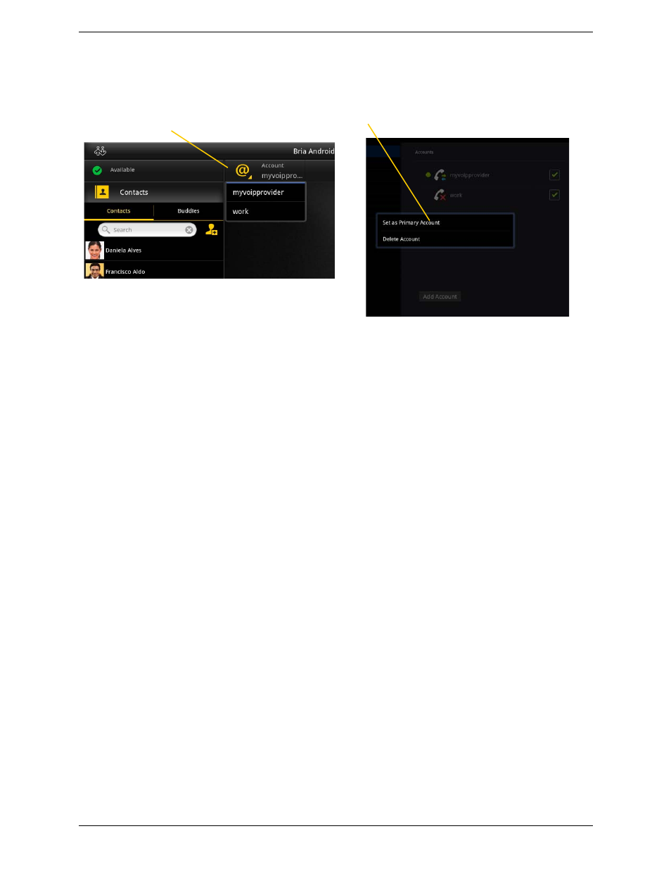 CounterPath Bria Android Tablet Edition 2.3 User Guide User Manual | Page 10 / 60